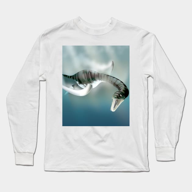 plesiosaur Long Sleeve T-Shirt by nickemporium1